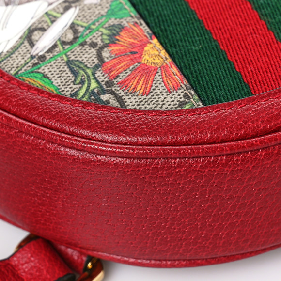 Gucci Gg Supreme Web Flora Mini Ophidia #72276G58 - Picture 7 of 8